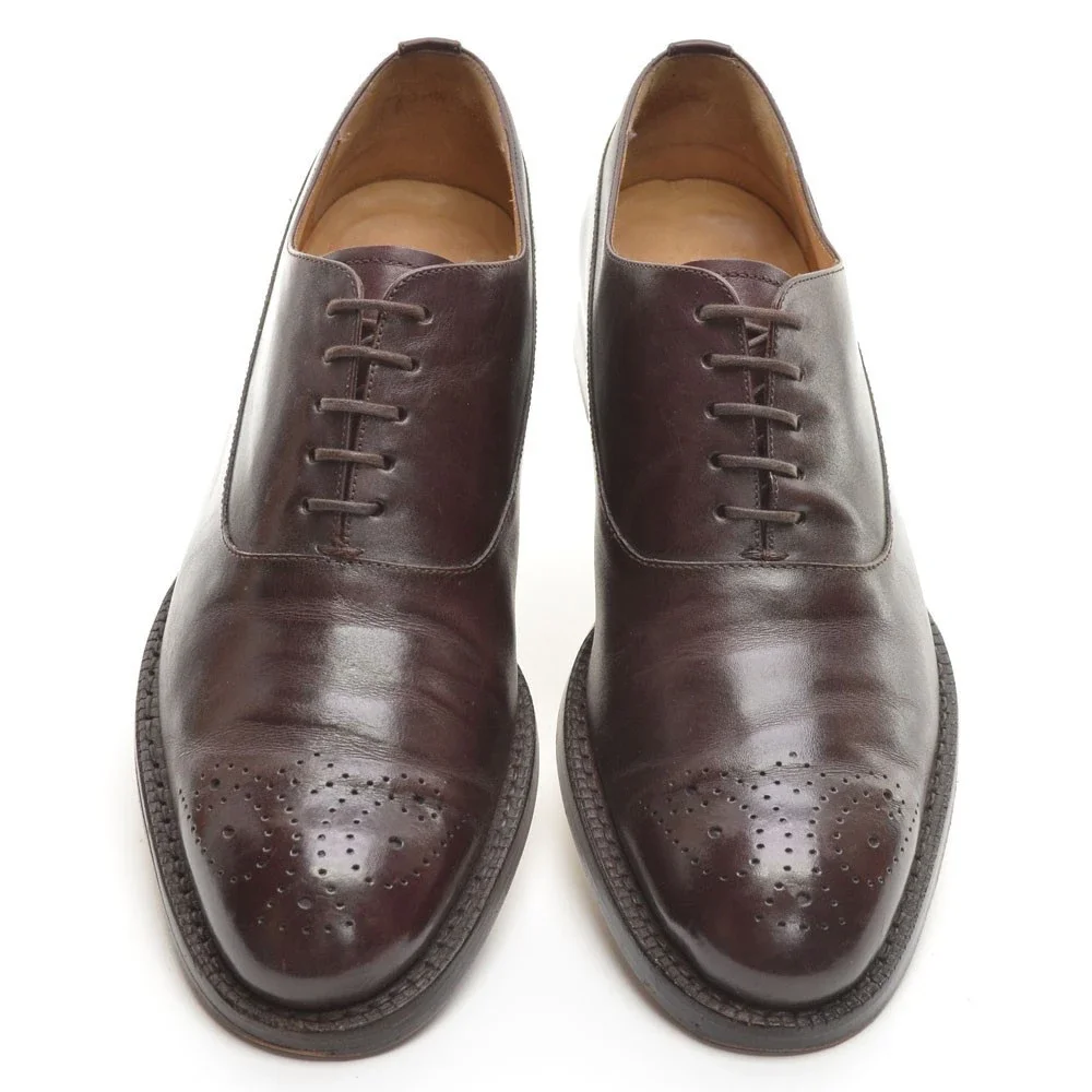 Men Jack Erwin Jasper Brogue Medallion Toe Oxfords 8.5 D